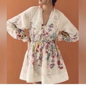 NWT Anthropologie Let Me Be Floral Women's Dress